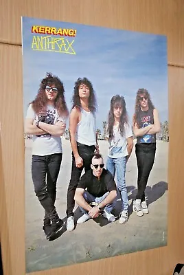 £3.49 • Buy ANTHRAX Thrash Metal Band Large Size A3 Original Magazine Glossy ART Poster 