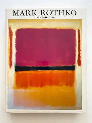  Mark Rothko A Retrospective  Rare 1978 1st Ed Litho Print Abst Expr Hc Art Book • £1003.98