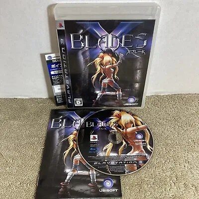 Blades X Blade Japan Version Sony Playstation 3 PS3 Complete W/ Manual Tested • $39.99