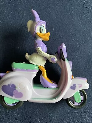 Disney Daisy Duck On Vespa. 11cm Tall • £4.50