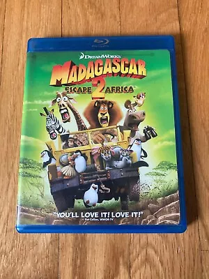 Madagascar: Escape 2 Africa Blu Ray Ben Stiller Chris Rock Bernie Mac • $3