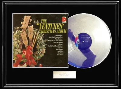 The Ventures Christmas White Gold Silver Platinum Tone Record Rare Non Riaa • $175
