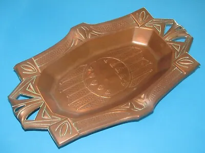 Art Nouveau Deco Style WMF Jugendstil Tray IN Copper Basket A Bread • $109.19