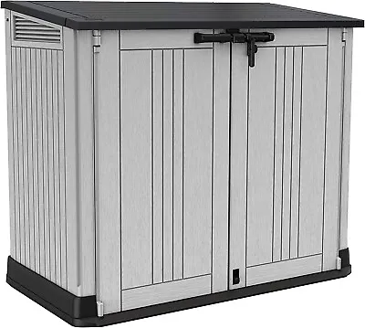 Large Keter Store NOVA Garden Lockable Storage Box XL Shed Outside Bike Bin Tool • £154.94