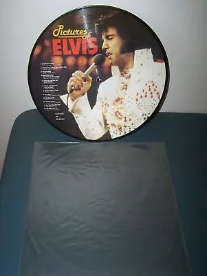 Elvis Import Picture Disc Lp Aloha From Hawaii Denmark • $39.99