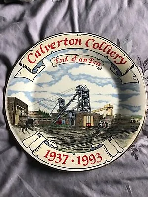 Calverton Colliery  Miners Plate • £9