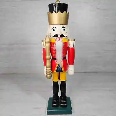 Vintage Nutcracker Wooden Figure With Houston Ballet Ticket 90s 1994 • $62.99