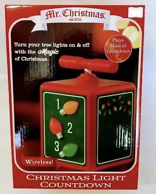 Mr. Christmas Christmas Light Countdown-Turn Tree Lights On Off With Music NIB • $38.24