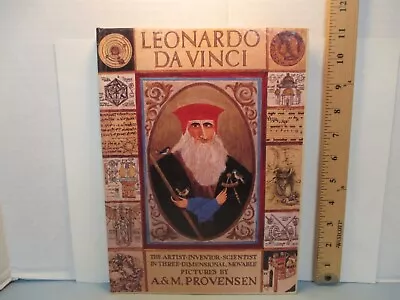 POPUP Book LEONARDO DA VINCI By A. & M. Provensen Pub Viking 1984 • $30