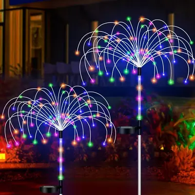 150LED Garden Solar Firework Lights Outdoor Waterproof Path Lawn Lamp Decor USA • $9.89