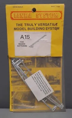 Vintage Railway Building Accessory White Metal Building Guttering OO Gauge 1:76  • £19.99