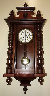 Antique German Schlenker & Kienzle Vienna Regulator Wall Clock 8-Day • $300