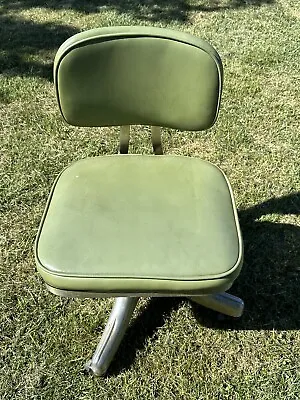 Shaw Walker Industrial Swivel Chairs Vintage Green • $199.90
