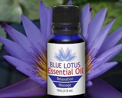 Blue Lotus Essential Oil Pure 15ml -ships Fast From ATL • $16.95