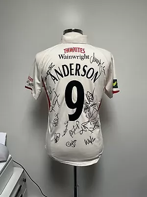 Jimmy Anderson Lancashire Match Shirt • £100