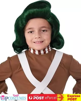 Willy Wonka Oompa Loompa Charlie Chocolate Factory Book Week Boys Costume • $36.45