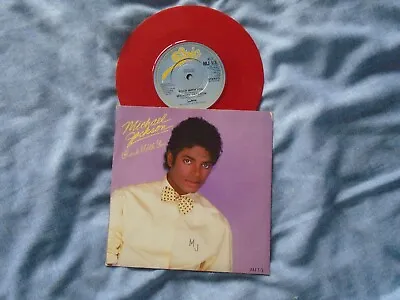 Michael Jackson - Rock With You Red Vinyl 7  Single B1 • $8.69