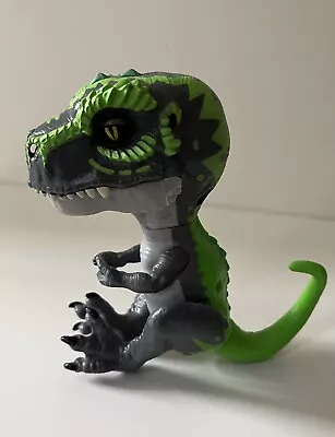 WowWee(2017)Fingerling Untamed T-rex TRACKER Green Interactive Toy Baby Dinosaur • £8
