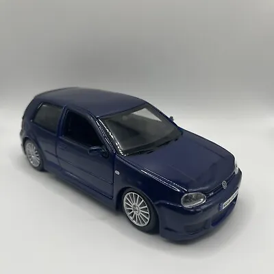 Volkswagen VW Golf R32 - Blue - 1/24 Scale Diecast Model - Maisto • $15