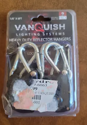 Vanquish Lighting Systems Heavy Duty Reflector Hangers 1/8  X 6' 2pk • $12.99