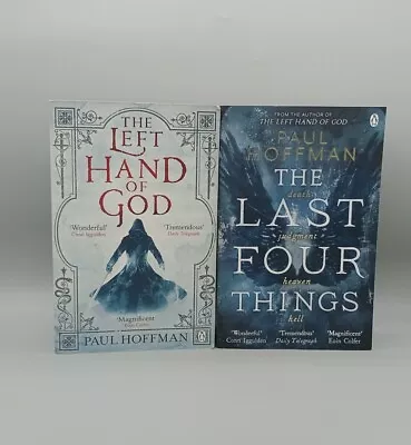 Paul Hoffman Book Bundle X 2 The Left Hand Of God The Last Four Things • £9.99