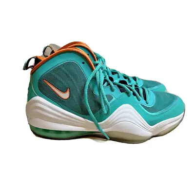 Nike Air Penny 5 Miami Dolphins 2012 537331 300 Men’s Size 11 No Box • $70