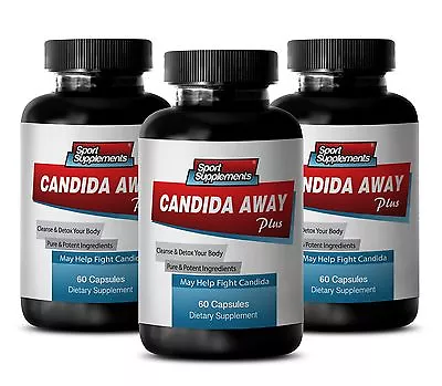 Candida Cleanse - Candida Away 1275mg SS - Nature Flora Cleanser Antifungal 3B • $59.59