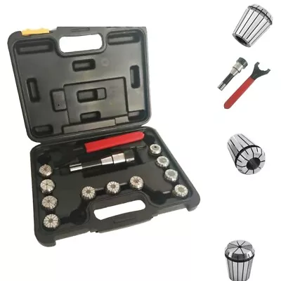 R8 Shank ER32 Chuck &11piece Collets Set Chuck Drilling&Milling Accessories • $84.60