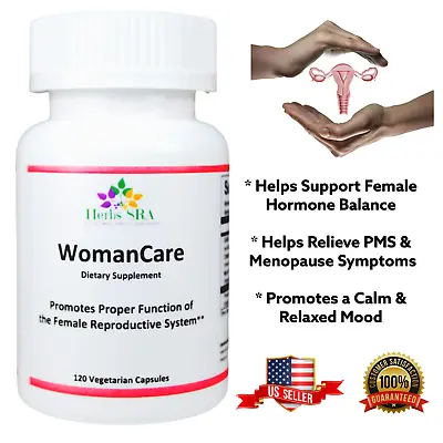 WOMEN'S HORMONE BALANCE. 120 Capsules MOOD ENHANCER Stress & Sleep Support. • $18.75