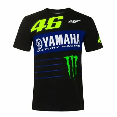 New Official Valentino Rossi YAMAHA POWER LINE VR46 T-SHIRT - YMMTS 396404 • $45.99