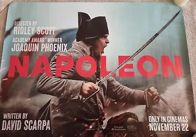 Napoleon - Original Quad Cinema Poster  - Joaquin Phoenix Ridley Scott (2023) • £0.99