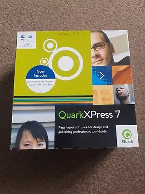 Quarkxpress 7 With Code Mac Windows Software Disc Tools Pro Interactive Designer • £50