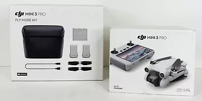 $899.99 • Buy DJI Mini 3 Pro (DJI RC) And Fly More Kit 34 Min Batteries #13998