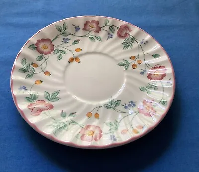 $14.98 • Buy Vtg. Churchill China Briar Rose Saucer Made In Staffordshire, England 6 1/2 