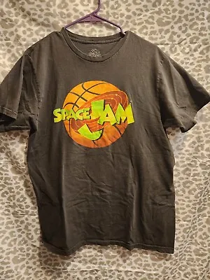 Grey Space Jams Shirt Size L Good Condition  • $2.49