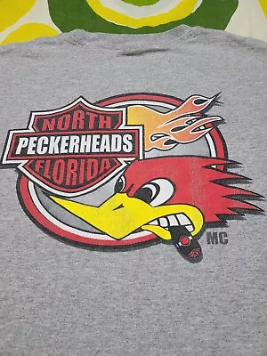 North Florida Peckerheads Shirt Motorcycle Club Size XL • $20