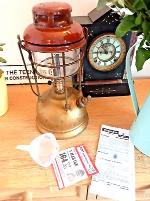  Working Tilley Paraffin Oil Pressure Lamp Tilly Kerosene Lantern With New Seals • £81