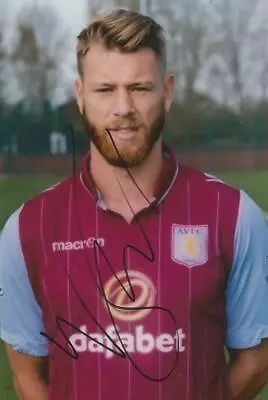 ASTON VILLA: NATHAN BAKER SIGNED 6x4 PORTRAIT PHOTO+COA • £2.99