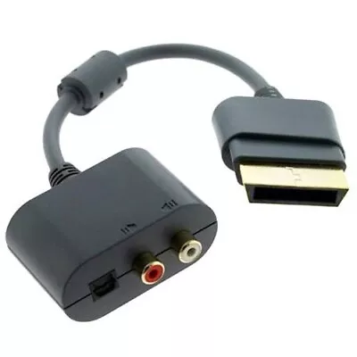 Official Genuine Microsoft XBOX 360 RCA Optical Audio Adapter AV Cable • $5.99