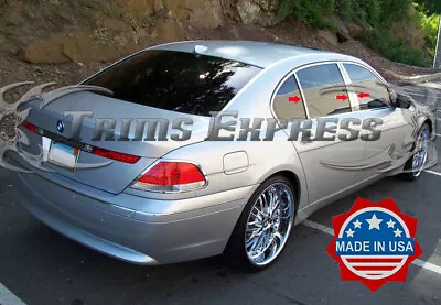 $79.99 • Buy 2002-2008 BMW 7 Series Sedan 6Pc Chrome Pillar Post Trim Stainless Steel