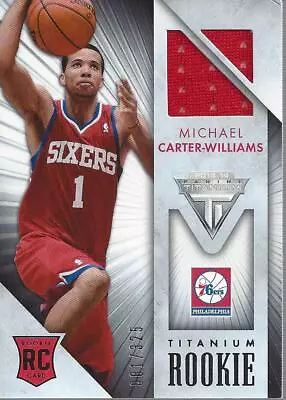 2013-14 Panini Titanium Rookie Jerseys #31 Michael Carter-Williams Jersey /325 • $6