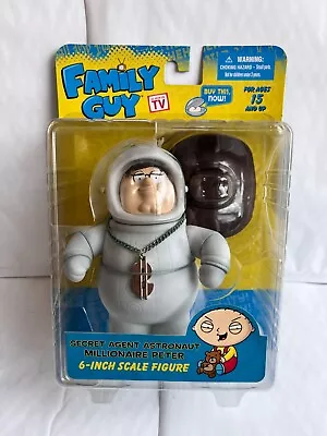 Mezco Family Guy Series 2 Secret Agent Astronaut Millionaire Peter Griffin Toy • £24.99