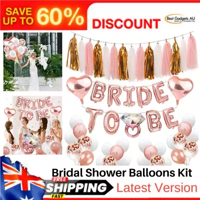 Bachelorette Party Decorations Bridal Shower Balloons Kit Includes:Bride To Be • $21.59