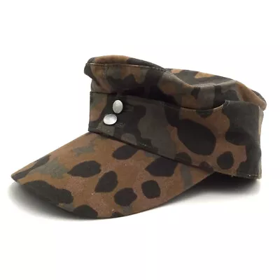 WWII German Elite Army M43 Autumn Plane Tree Camouflage Cotton Cap Hat EU 57 • $24.54