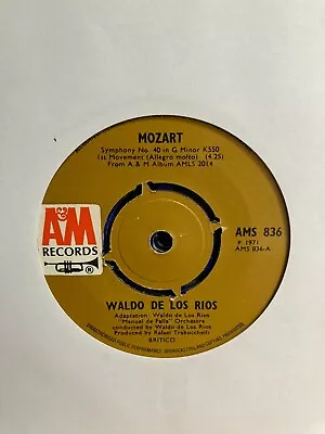 Waldo De Los Rios Symphony No. 40 In G Minor 1971 Classical Pop 7  Vinyl • £1.99