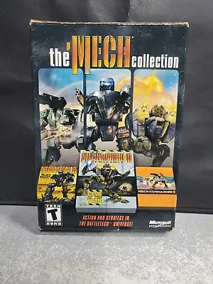 The Mech Collection Mechwarrior 1 2 Black Knight PC Box Windows Good Free Ship • $45