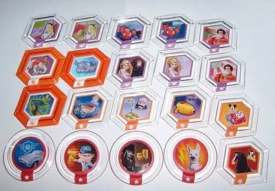 Disney Infinity Power Discs Complete Finish Your Set Lot Used Disc 1.0 2.0 3.0 • $0.99