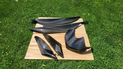 $339.99 • Buy 2006-2007 Yamaha YZF R6 Gloss Carbon Fiber Panel Bodywork Fairings Tank Set