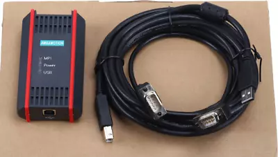 $51.99 • Buy USB-MPI+ Siemens Optical Isolated Cable USB To RS485 Adapter For S7-300 /400 PLC