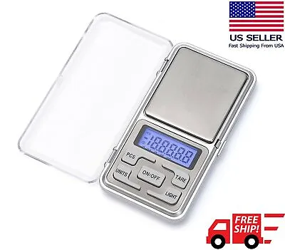 Portable 500g X 0.01g Mini Digital Scale Jewelry Pocket Balance Weight Gram LCD • $6.99